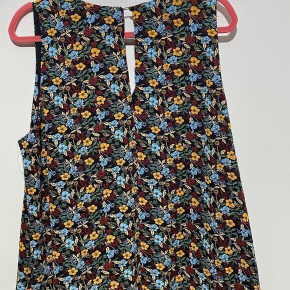 BCBG Paris Women's Multicolor Floral Ruffle V-Neck Sleeveless Dress Size XXL - Picture 6 of 9